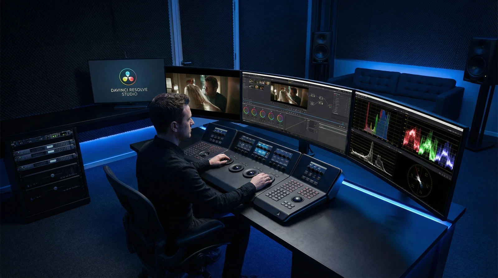 香蕉视频专业调色后期制作室