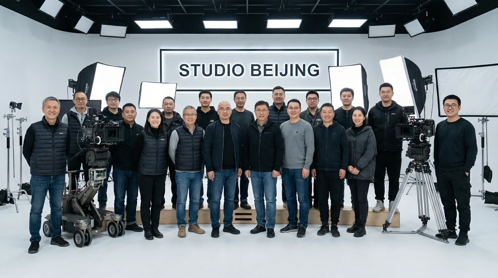 香蕉视频专业影视制作团队合影